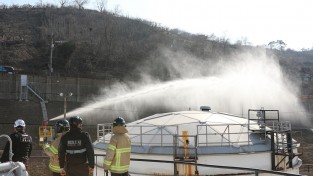마산소방서, 위험물 저장소 화재대비 현지 적응훈련