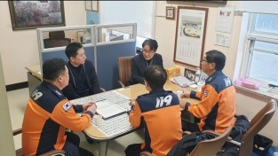 창원소방본부, 설 연휴 대비 응급환자 이송 체계 강화 위한  간담회 추진