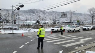 경기북부경찰청, 설 명절 교통관리 강화 효과 '교통사고 사망 0명'