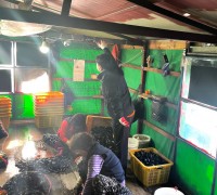 마산소방서, 어업 작업용 바지선 화재 안전 점검
