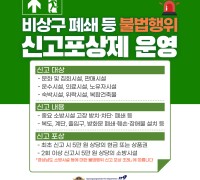 경남소방, 겨울철 안전무시 관행 근절 ‘신고포상제’ 홍보