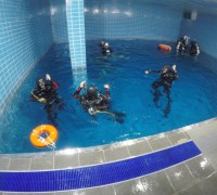 성산소방서, 해빙기 대비 구조대원 수난구조 맹훈련