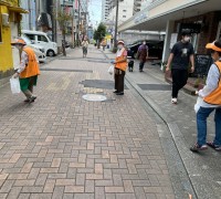 재일본 시즈오카현 한인회 돌봄무료 청소•환경봉사 담배꽁초줍기 실시하다.